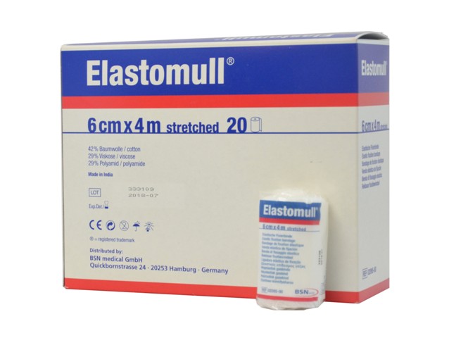 Elastomull® Fixierbinde 6 cm x 4 m Rolle