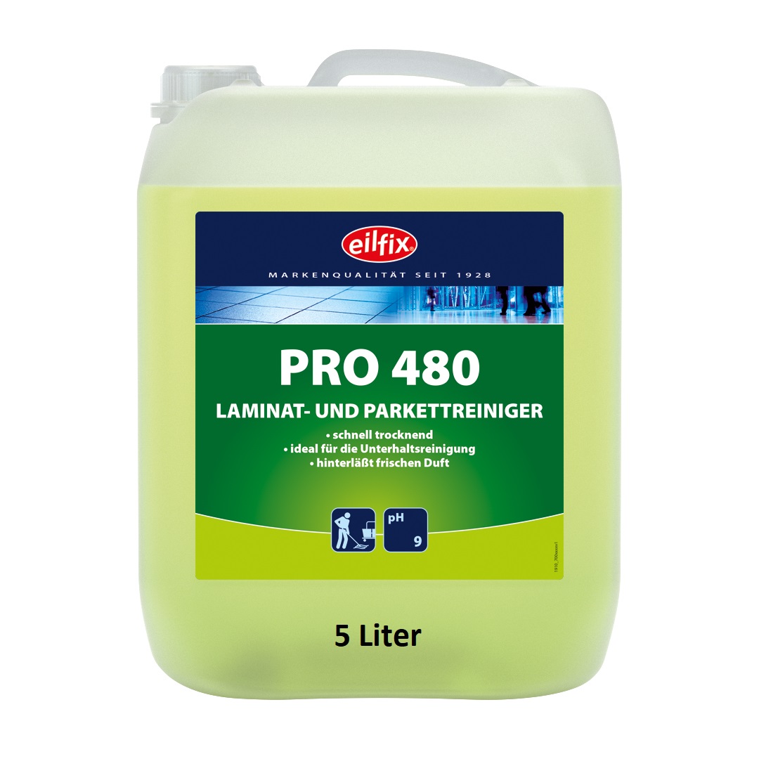 Eilfix® PRO 480 Laminat- und Parkettreiniger | 5 Liter Kanister Eilfix® PRO 480 Laminat- und Parkettreiniger | 5 Liter Kanister