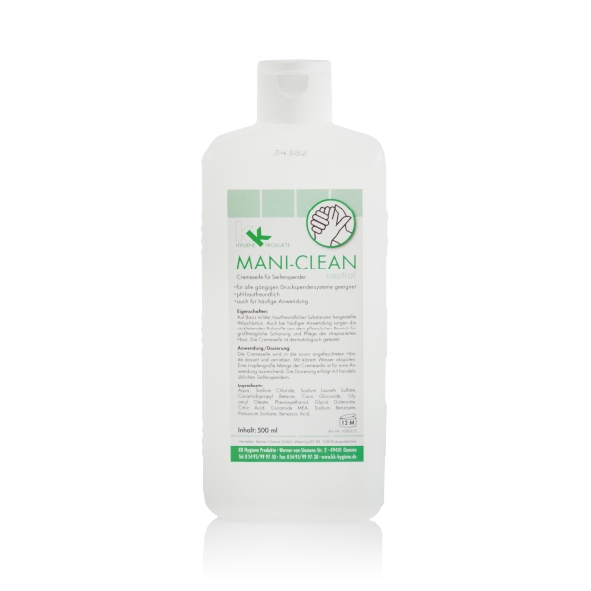 KK Mani-Clean neutral Seife | Cremeseife | 500 ml Euroflasche KK Mani-Clean neutral Seife | Cremeseife | 500 ml Euroflasche
