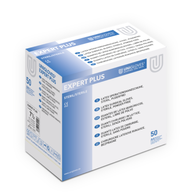 Unigloves OP-Handschuhe EXPERT PLUS Steril Größe 6,0-8,5 50 Paar/Box Unigloves OP-Handschuhe EXPERT PLUS Steril Größe 6,0-8,5 50 Paar/Box