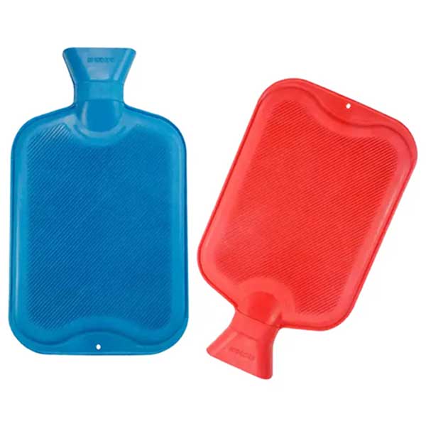 Sundo Wärmflasche mit einseiten Lamellen vers. Farben