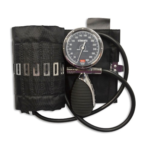 boso classic Blutdruckmessgerät mit Hakenmanschette | Manometer Ø 60 mm boso classic Blutdruckmessgerät mit Hakenmanschette | Manometer Ø 60 mm