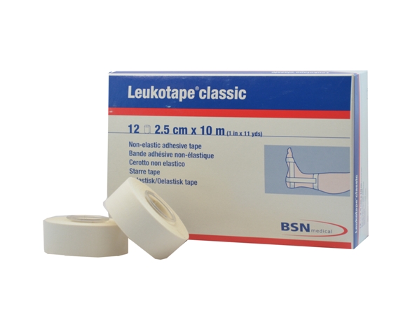 Leukotape® classic Weiß Sporttape 2,5 cm x 10 m Rolle Leukotape® classic Weiß Sporttape 2,5 cm x 10 m Rolle