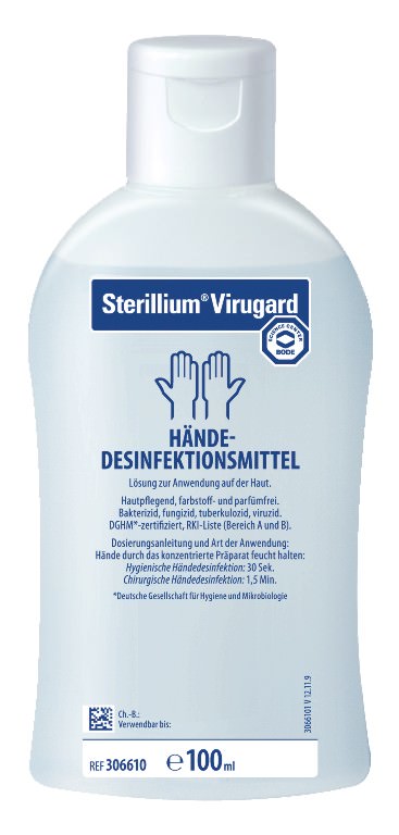 Sterillium® Virugard Händedesinfektion | 100 ml Kittelflasche Sterillium® Virugard Händedesinfektion | 100 ml Kittelflasche