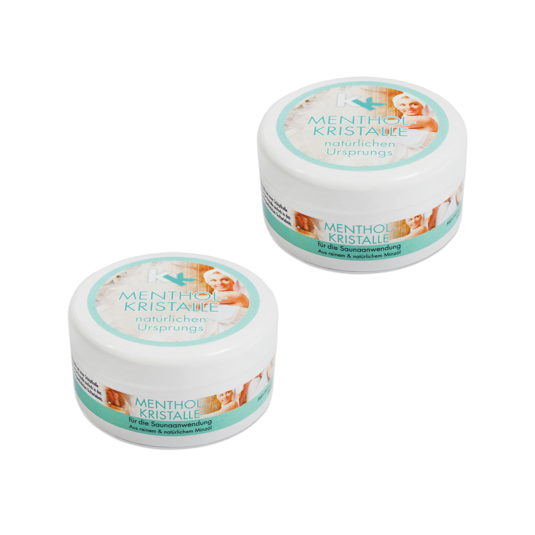 Menthol Kristalle | Natürlichen Ursprungs | 2 x 50 g Dose Menthol Kristalle | Natürlichen Ursprungs | 2 x 50 g Dose