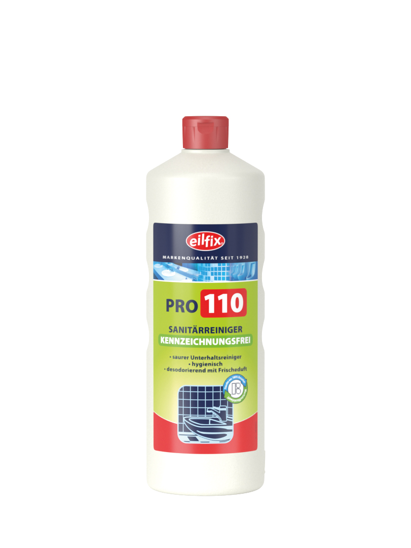 Eilfix® PRO 110 | Sanitärreiniger GREEN | 1 Liter Flasche Eilfix® PRO 110 | Sanitärreiniger GREEN | 1 Liter Flasche