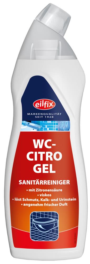 Eilfix® WC Citro Gel | Konzentrat | 750 ml Flasche