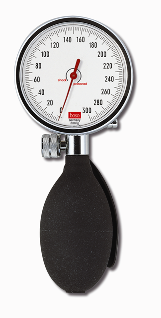boso Manometer Solid I Ø 60 mm | Schwarz | Mit Druckball boso Manometer Solid I Ø 60 mm | Schwarz | Mit Druckball