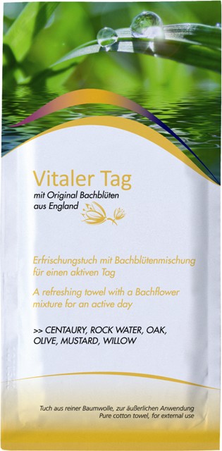 Aromatuch aus Baumwolle Vitaler Tag