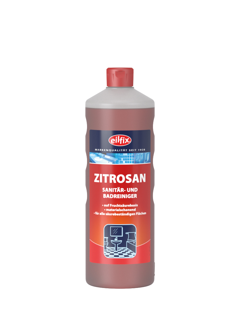 Eilfix® Zitrosan | Sanitär- und Badreiniger | 1 Liter Flasche