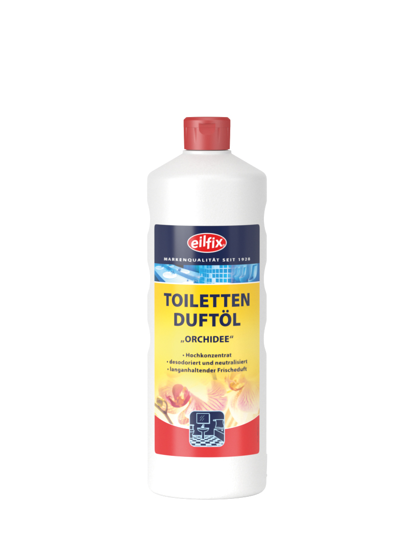 Eilfix® Toiletten-Duftöl | Orchidee | Hochkonzentrat | 1 Liter Flasche