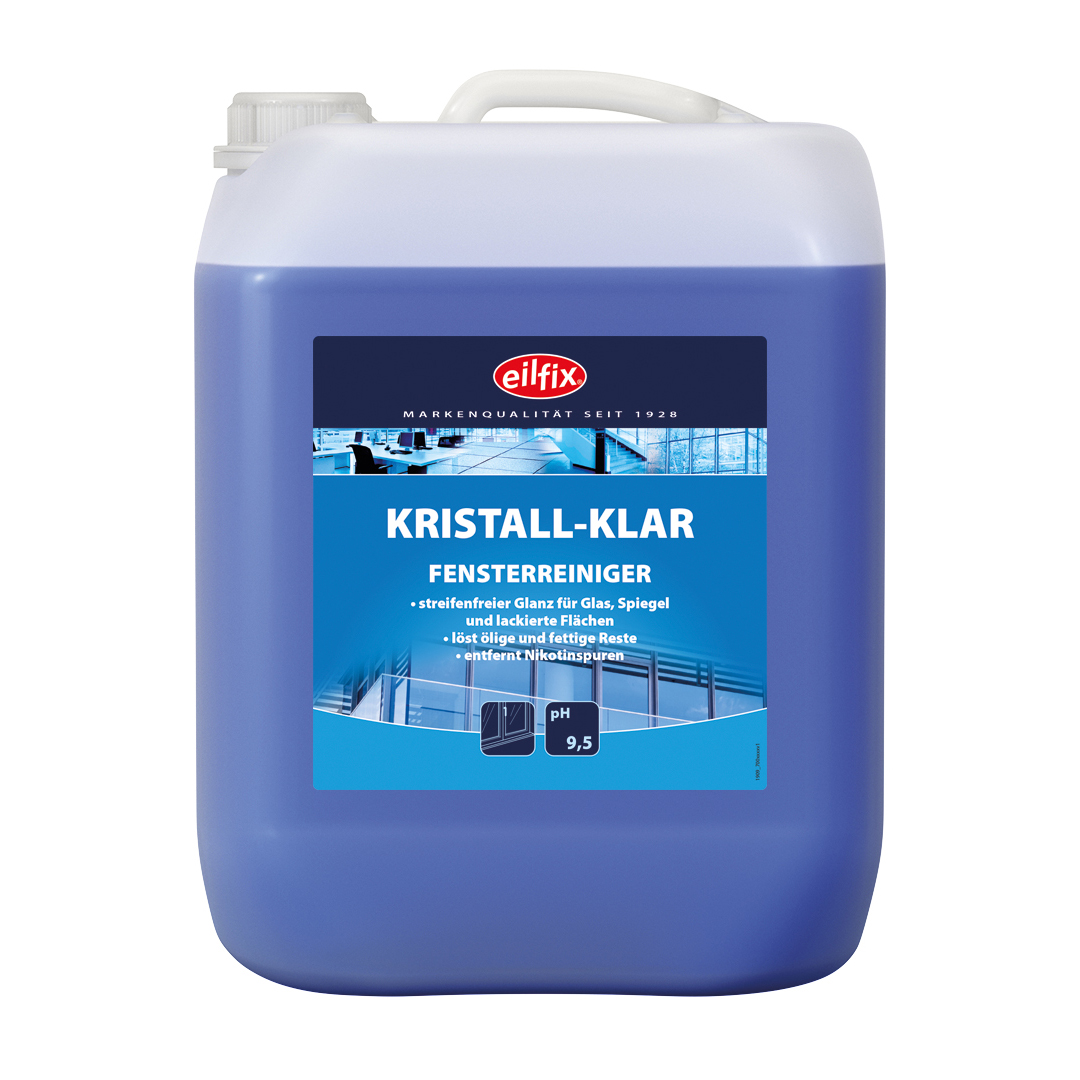 Eilfix® Kristall Klar | Fensterreiniger | 10 Liter Kanister