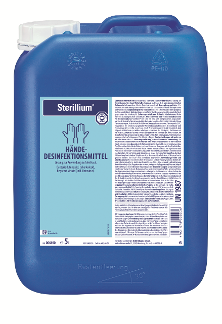 Sterillium® Hände-Desinfektionsmittel 5 Liter Kanister Sterillium® Hände-Desinfektionsmittel 5 Liter Kanister