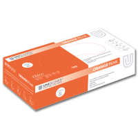 Unigloves Nitrilhandschuhe Orange PEARL XS-XL 100 Stück/Box 5-6 x-small / Box mit 100 St.