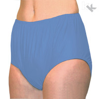 Suprima | PVC Inkontinenz-Slip | Unisex | Größe 34-54 | Schlupfform | Blau Transparent | 1205 blau transparent / 34