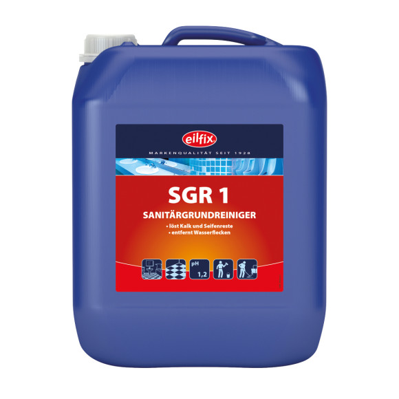 Eilfix® SGR 1 | Sanitärgrundreiniger | 10 Liter Kanister