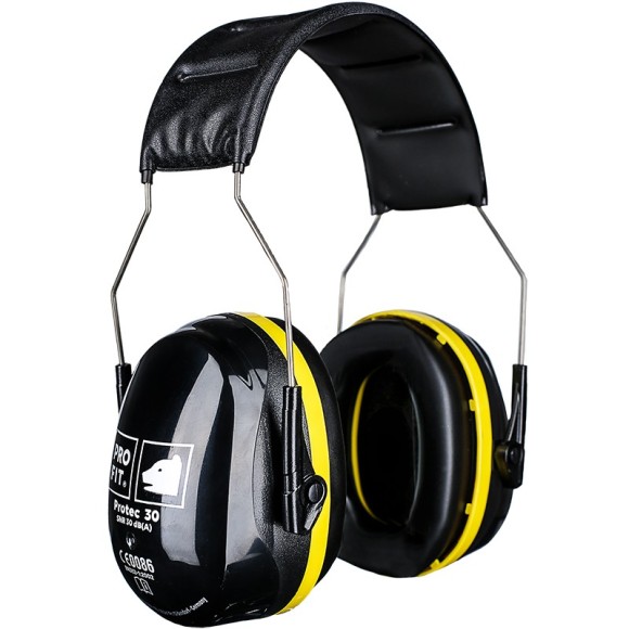 Protect 30 Gehörschutzkapsel schwarz/gelb SNR 30 db (A)