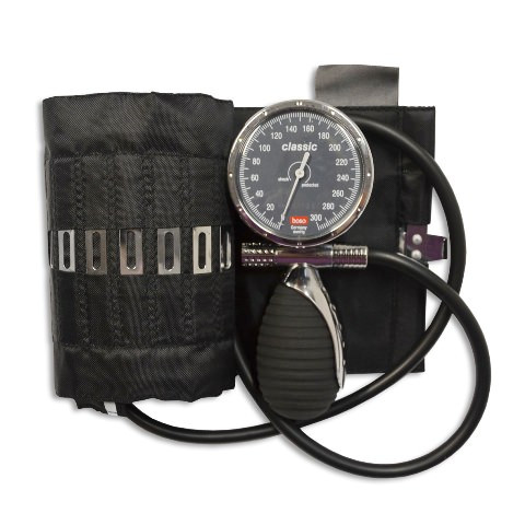 boso classic Blutdruckmessgerät mit Hakenmanschette | Manometer Ø 60 mm