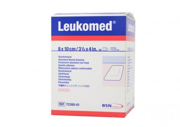 Leukomed® | Wundverband Sterile Pflaster | 8 x 10 cm | 50 Stück/Packung