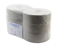 Jumbo Toilettenpapier | Weiß | ca. Ø 28 cm | 2-lagig | 6 Rollen/Beutel | AG-038
