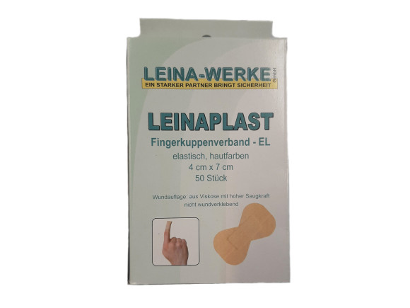 Leinaplast Fingerkuppenverband | 4 x 7 cm | elastisch | 50 Stück/Packung