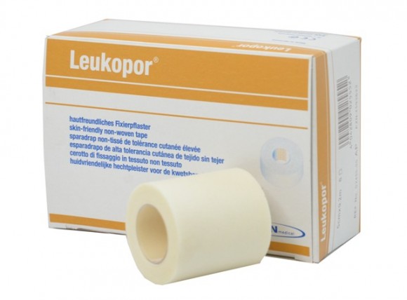 Leukopor® | Fixierpflaster | Weiß | 5 cm x 9,2 m Rolle
