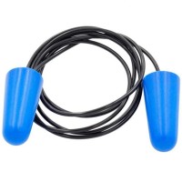 Pro-Fit® Gehörschutzstöpsel Soft-PU mit Kordel Blau 200 Paar/Beutel