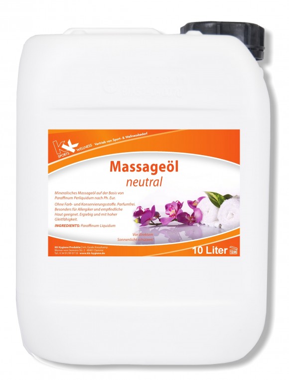 KK Massageöl Neutral 10 Liter Kanister