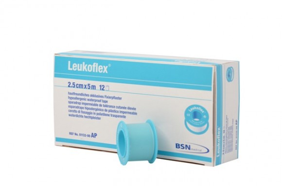 Leukoflex® | Fixierpflaster | 2,5 cm x 5 m Rolle