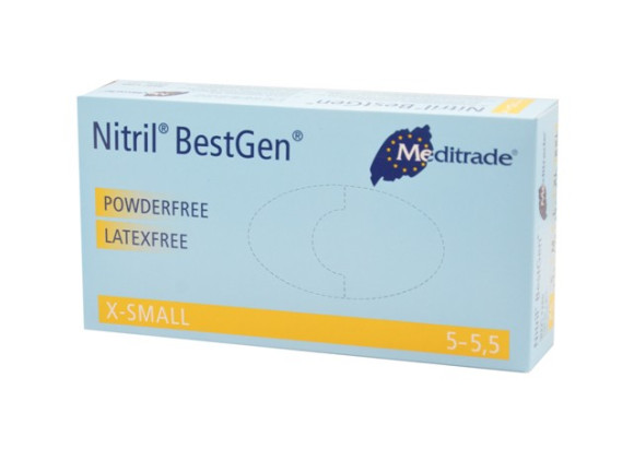 Meditrade Nitrilhandschuhe Nitril® BestGen® | XS - XXL | 100 Stück/Box