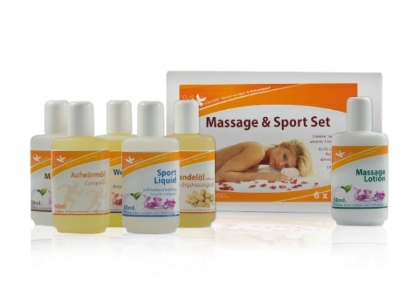 KK Massage & Sport Set 6 x 50 ml Flaschen