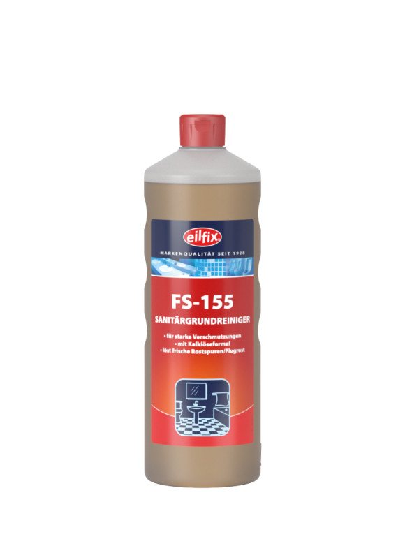 Eilfix® FS 155 | Sanitär-Grundreiniger | 1 Liter Flasche