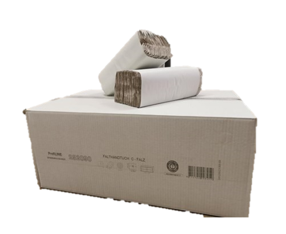 Profilinie Handtuchpapier 1 lg.| Natur | 25 x 31 cm | 4608 Stück/Packung