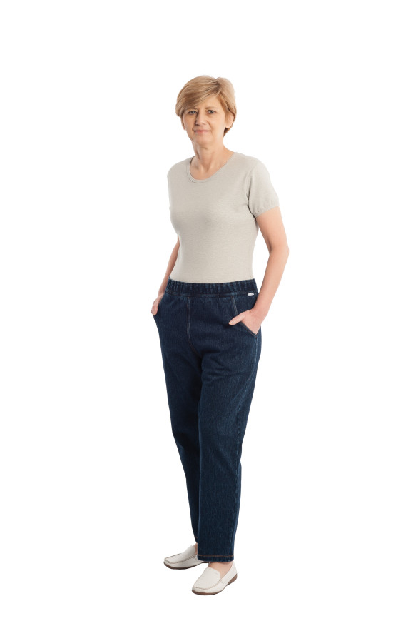 Suprima | CareActive Pflegeoverall Jeans | Unisex | Gr. S-XL | Blau | 4510