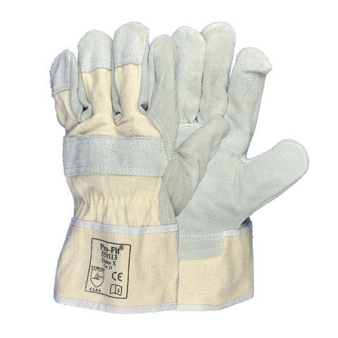Pro-Fit® Rindspaltleder-Handschuhe Größe 8,10-12