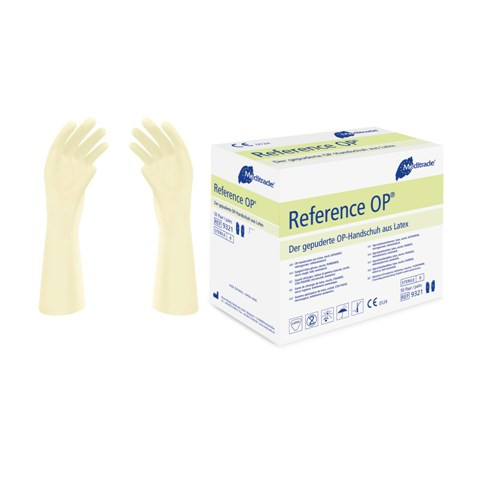 Meditrade Latexhandschuhe Reference™ OP | Gr. 7 | 50 Paar/Box | Sterile OP Handschuhe