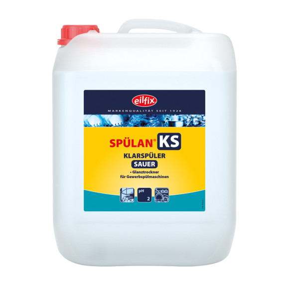 Eilfix® Spülan KS | Klarspüler sauer | 10 Liter Kanister