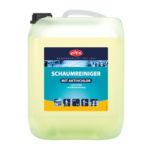 Eilfix® Schaumreiniger mit Aktivchlor | 12 Kg Kanister