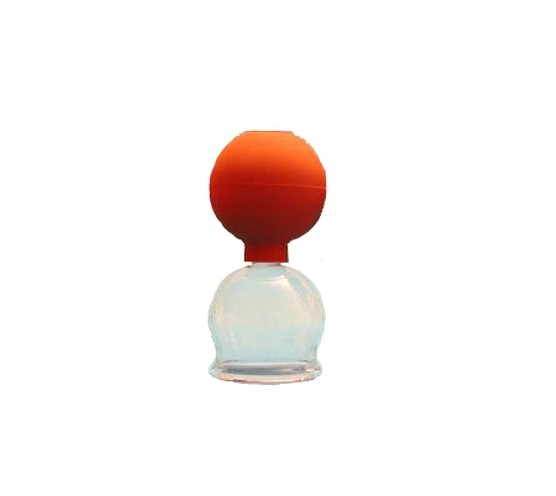 Schröpfglas mit Saugball Ø 4,4 cm