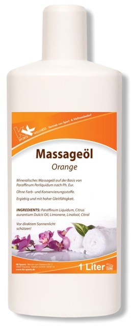 KK Massageöl Orange 1 Liter Flasche