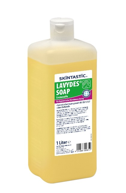 Skintastic® Lavydes | antibakterielle Cremeseife | Seife | 1 Liter Flasche