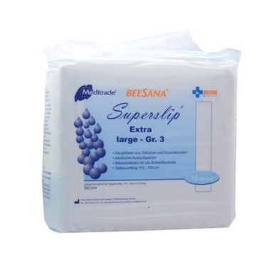 Beesana® Superslip® Extra | Gr. Large | Inkontinenzslip | 15 Stück/Packung