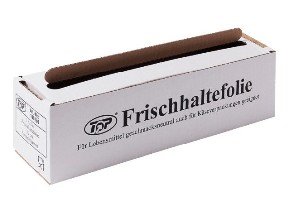 TOP® Frischhaltefolie | 30 cm x 300 m | Rolle im Spenderkarton