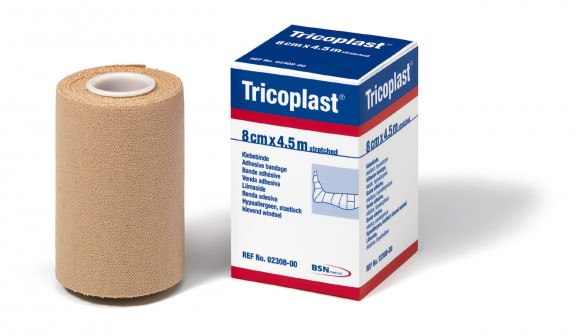 Tricoplast® längs- und querelastische Klebebinde 8 cm x 2,5 m Rolle